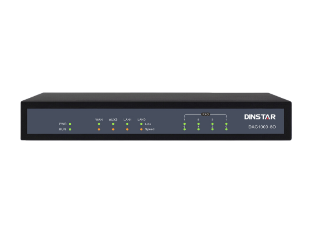 DAG1000-8O 8 * FXO Analog VoIP Gateway