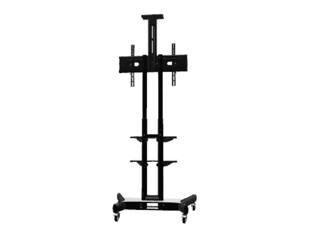 TS1552 BLK Support TV sur pied à roulettes pour des téléviseurs de 40 à 70 Pouces Noir
