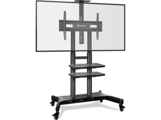 TS1881 BLK Support TV sur pied à roulettes pour des téléviseurs de 50 à 86 pouces Noir